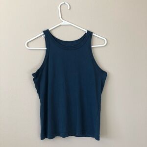 Everlane The Organic Cotton Cutaway Tank in 
S / Atlantic